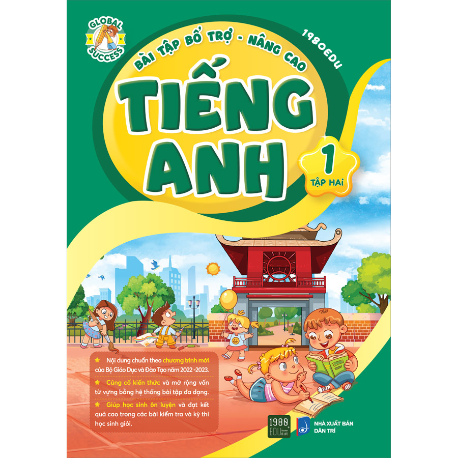 Bài Tập Bổ Trợ Nâng Cao Tiếng Anh Lớp 1 - Tập 2