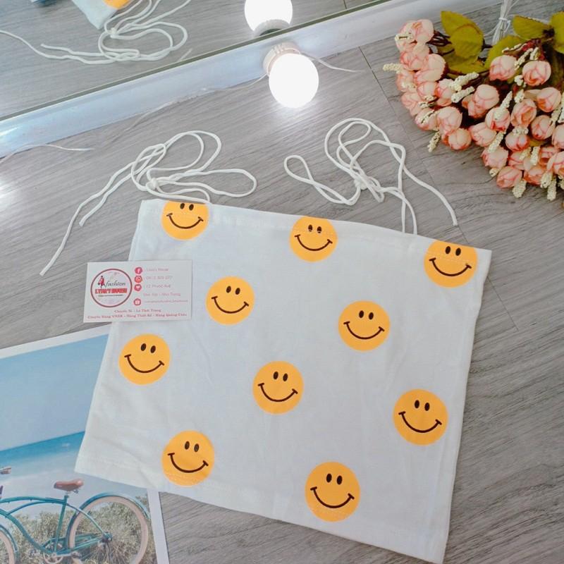 Áo Thun Hai Dây In Họa Tiết Mặt Cười Baby Siêu Cute LH56