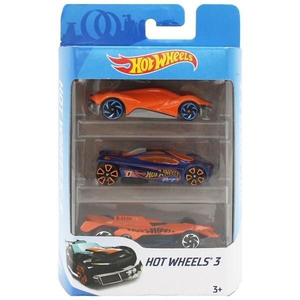 Bộ 3 Siêu Xe Hot Wheels K5904 (Mẫu Sản Phẩm Bên Trong Là Ngẫu Nhiên)