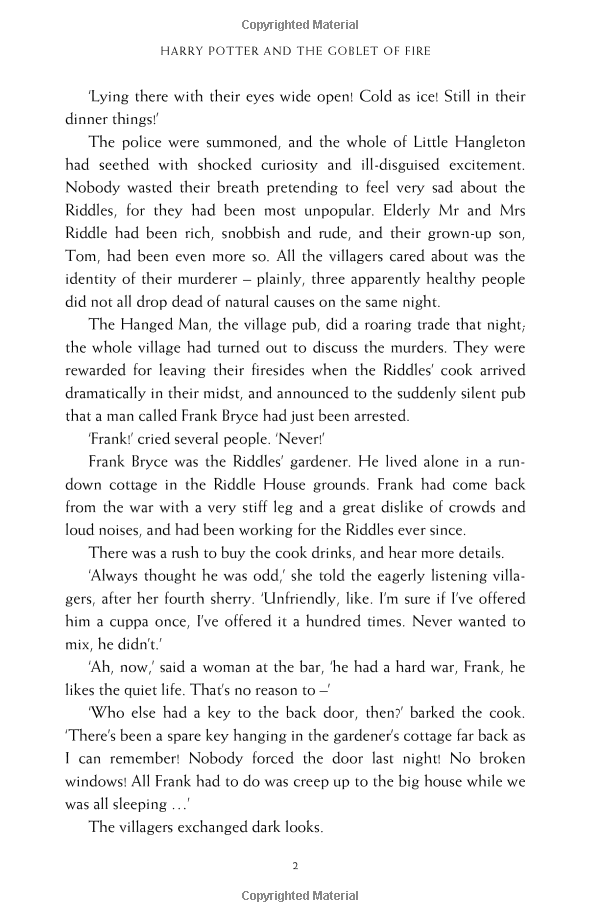 Sách Harry Potter and the Goblet of Fire (English Book)