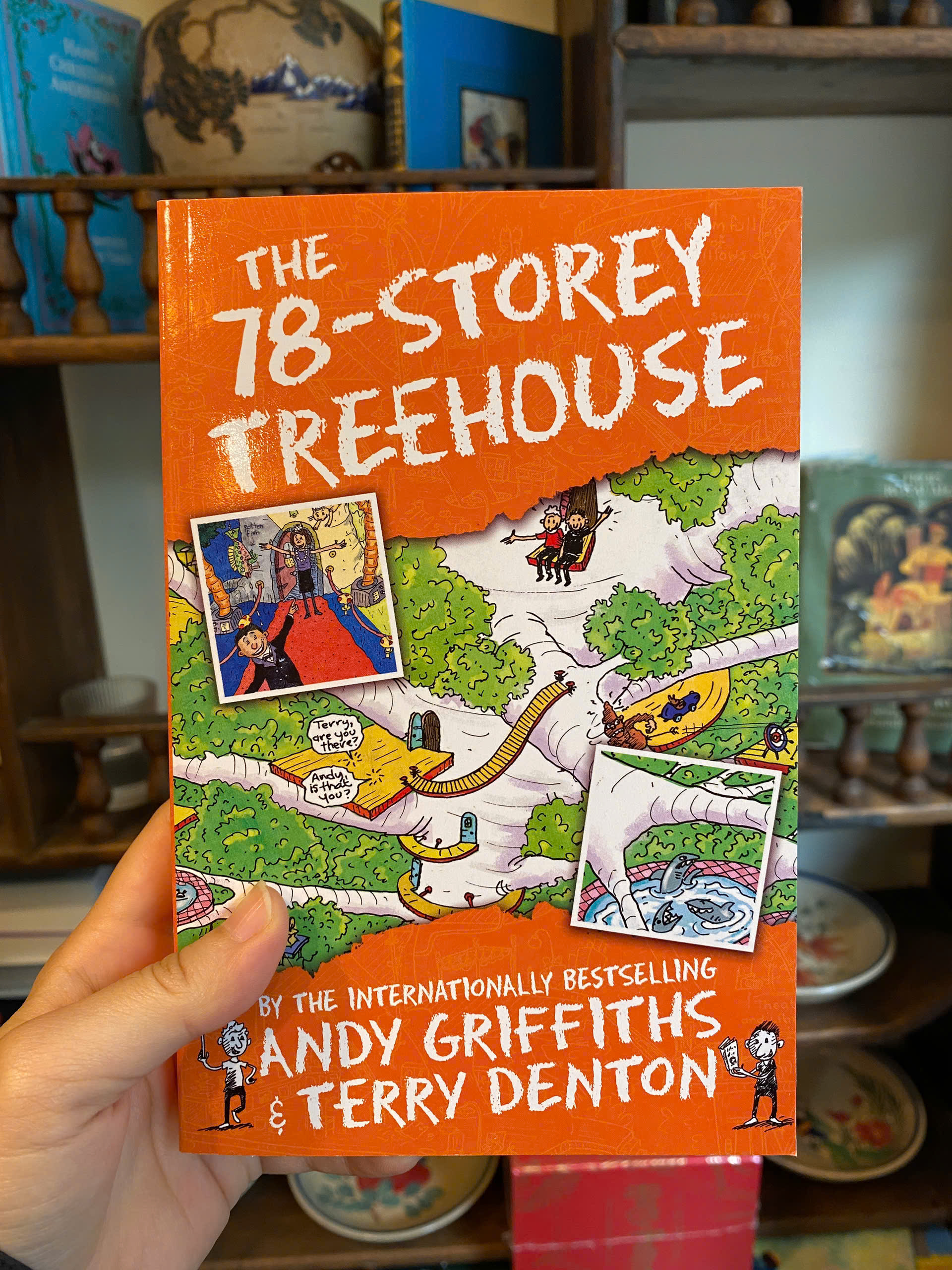 Sách - The 78-Storey Treehouse by Andy Griffiths | English Children Novel / Ngoại văn Nhập khẩu