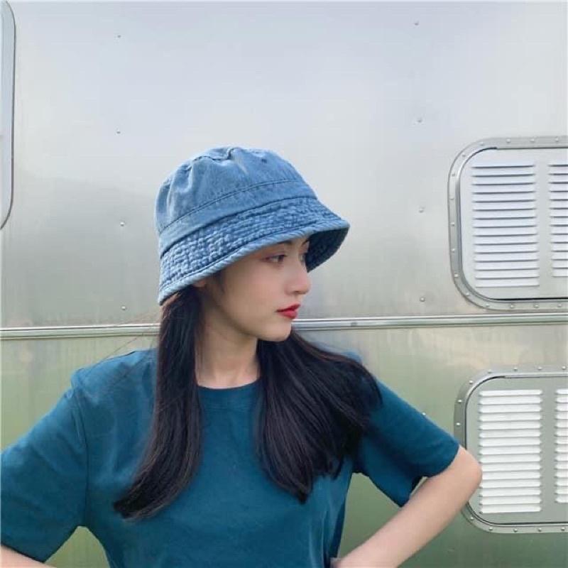 Nón Bucket jean xịn xò