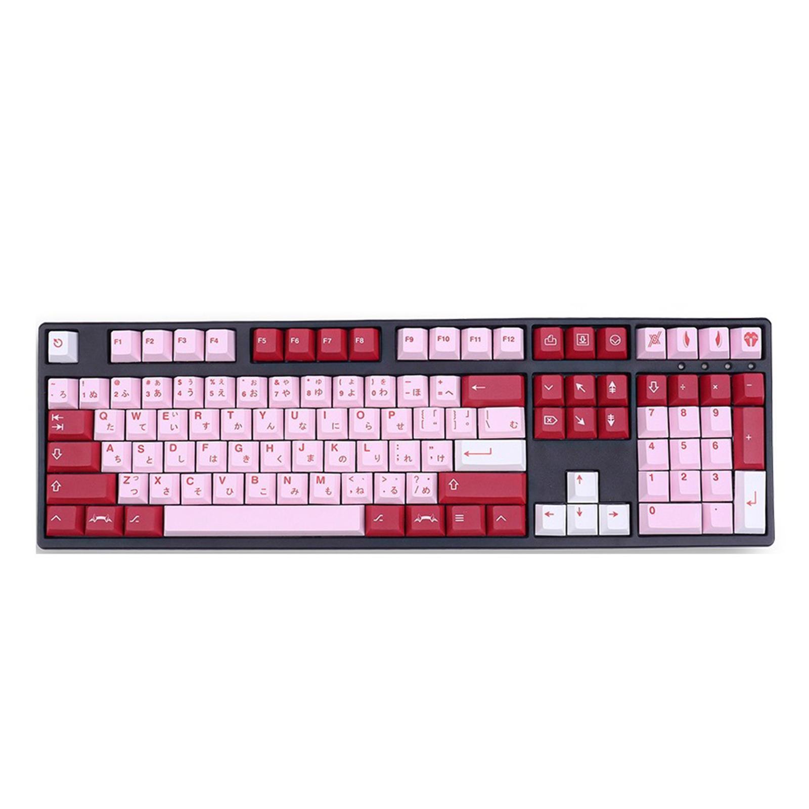 DIY PBT 140 Keys Keycaps Cover Cherry Profile for Gaming Mechanical Keyboard