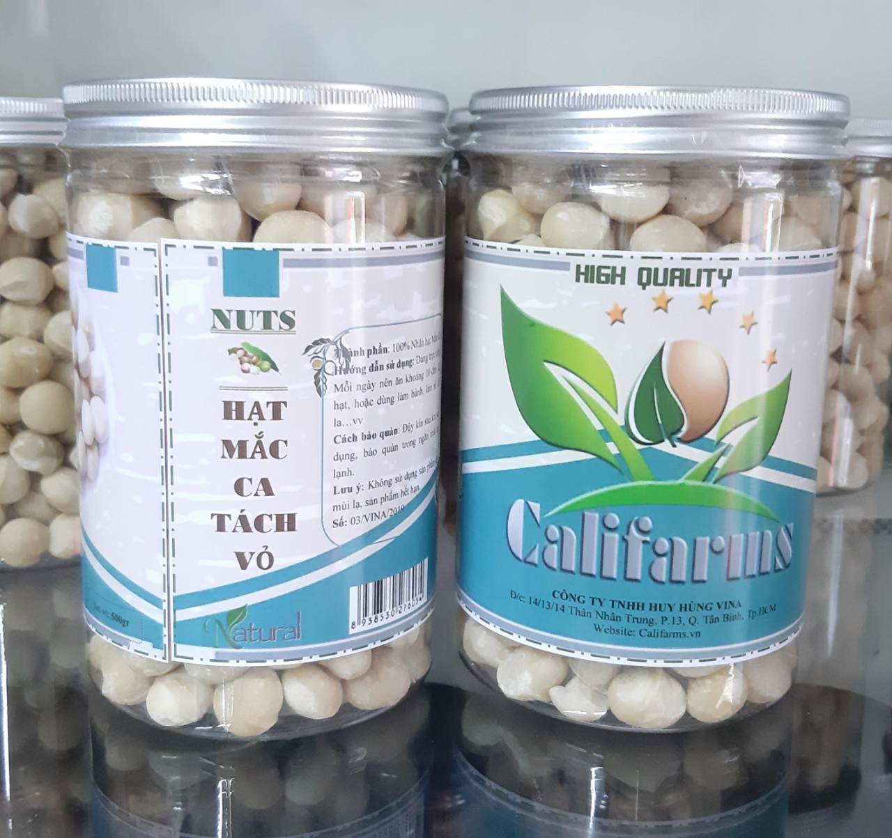 1KG (gồm 2 hũ 500gr) Hạt Mắc ca tách vỏ - Nhân hạt Mắc ca