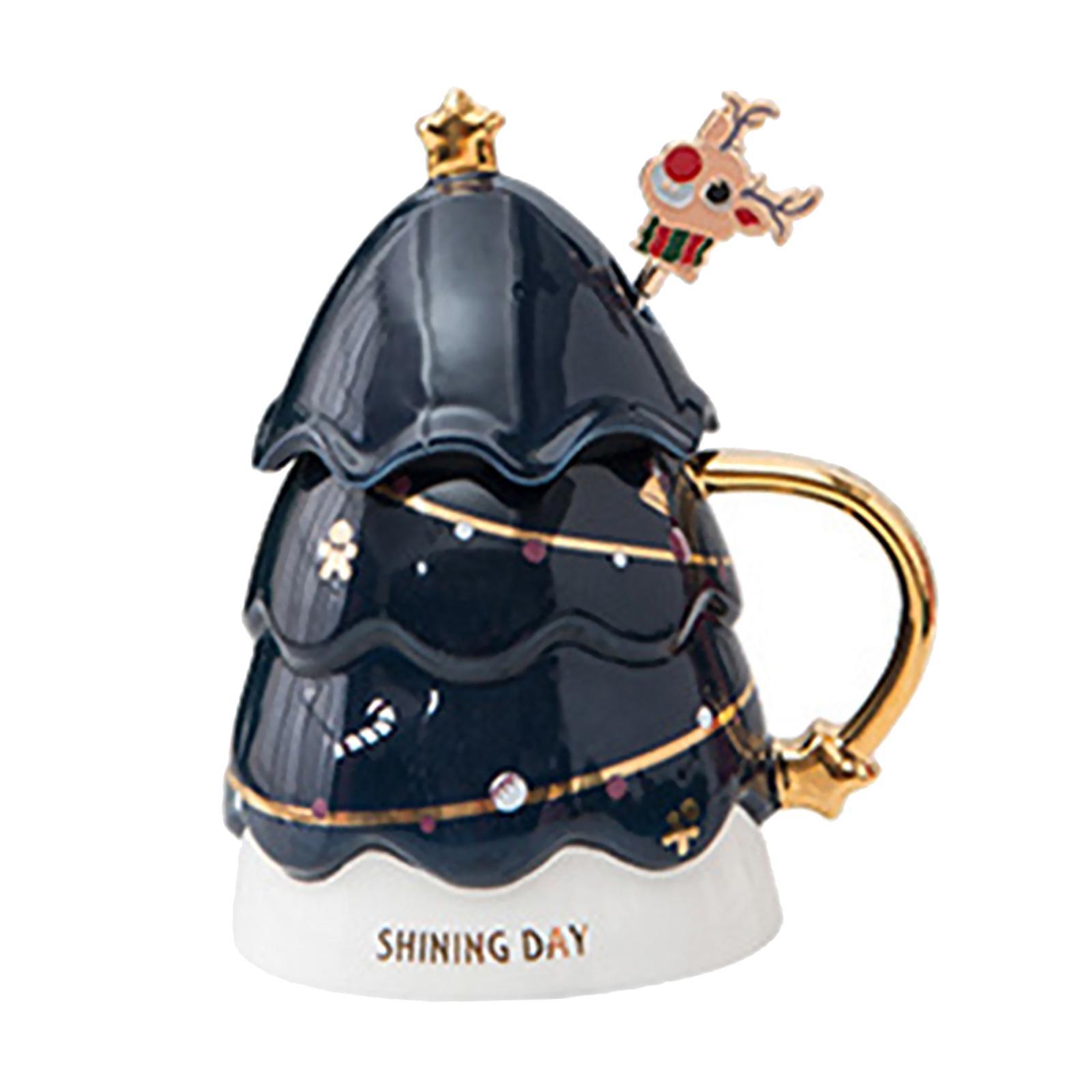 Coffee Mug Cup with Lids for Tea Drinks Women Men Gifts