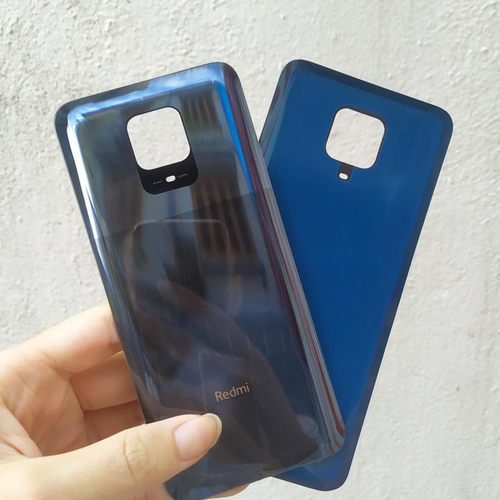 Nắp lưng dành cho xiaomi redmi note 9 pro bằng kính đủ màu