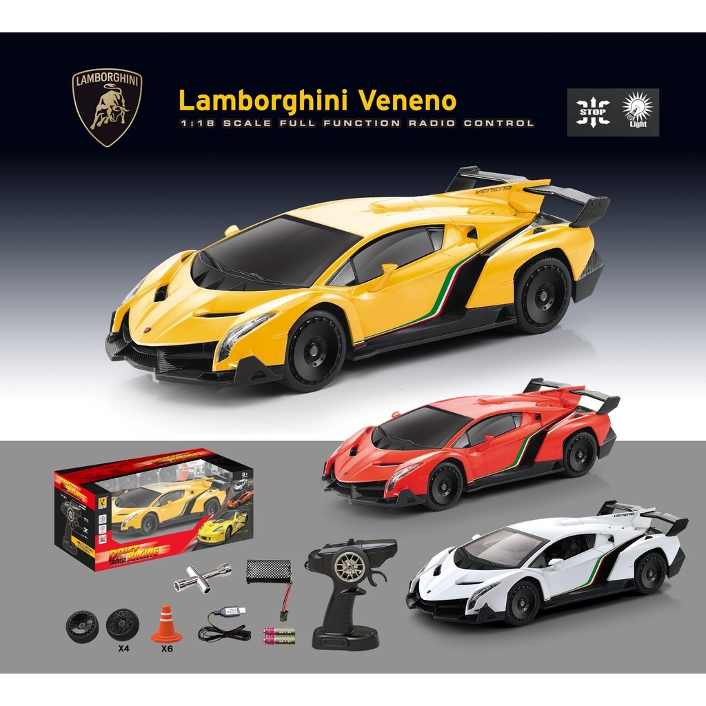 GOUKAI - 866-1802A Mô hình xe ô tô HIGH SPEED DRIFTING tỷ lệ 1:18 điều khiển 2.4G (KT 38.5x18x15cm)