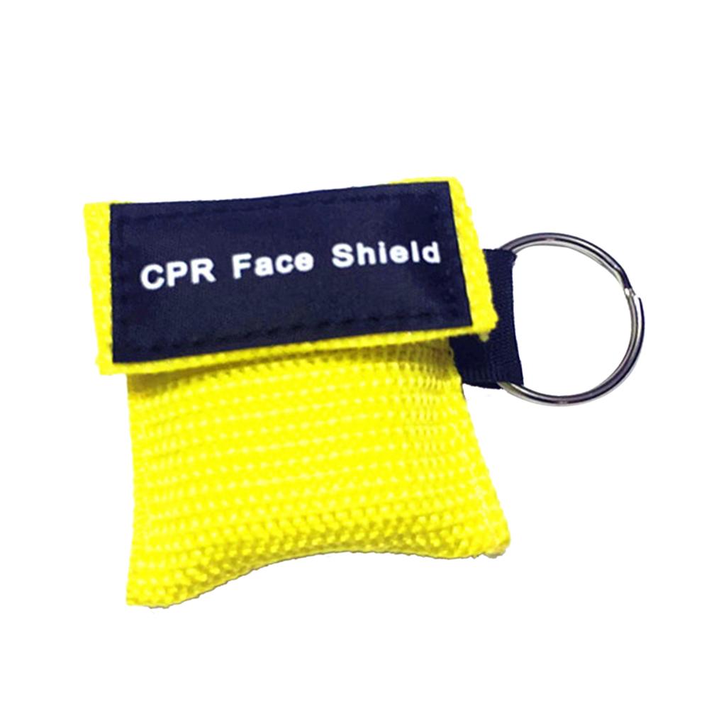 CPR Mask Keychain Emergency Survial Rescue Face Shield For First Aid