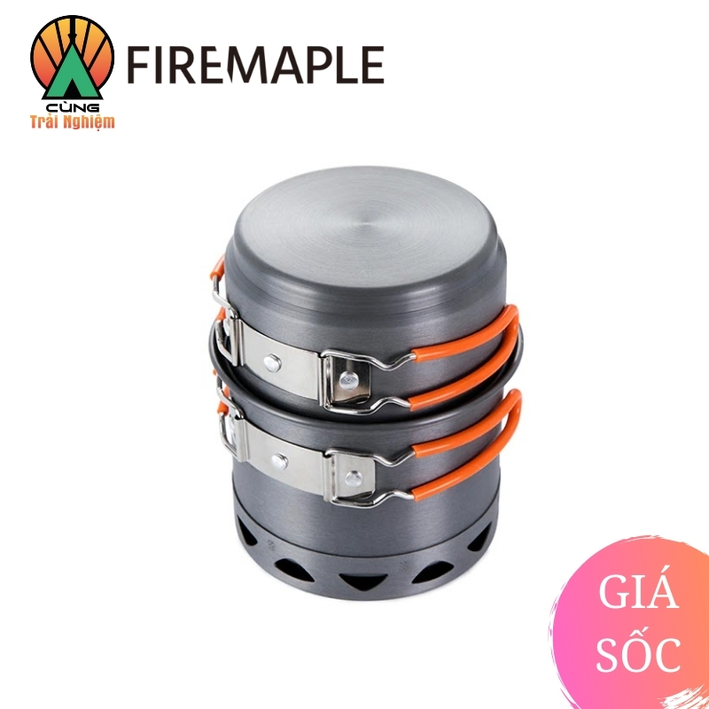 Combo Nồi Nấu Ăn 2 Trong 1 Fire Maple FMC-217 Nhỏ Gọn Tiện Lợi Chuyên Dụng Cho Du Lịch, Dã Ngoại Cắm Trại