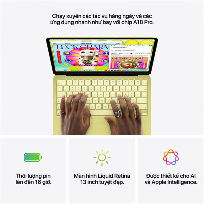 MacBook Neo A18 Pro - Xanh Indigo - 8GB / 256GB