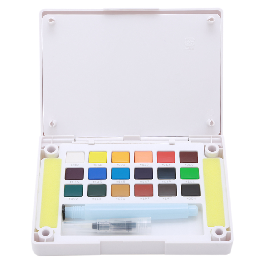 Màu Nước Nén Koi Water Colors Sakura 24 Màu - Tặng Kèm Sổ Vẽ A6