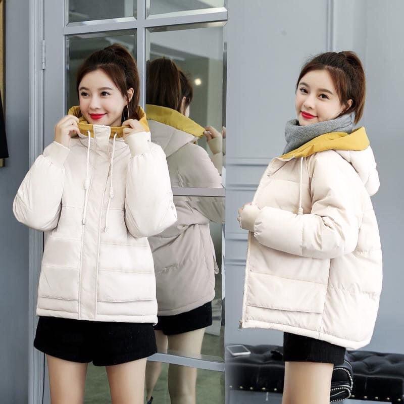 ÁO KHOÁC PHAO NỮ 3 LỚP CÓ NÓN THỜI TRANG BAO ẤM ÁP CHO MÙA ĐÔNG LANA FASHION