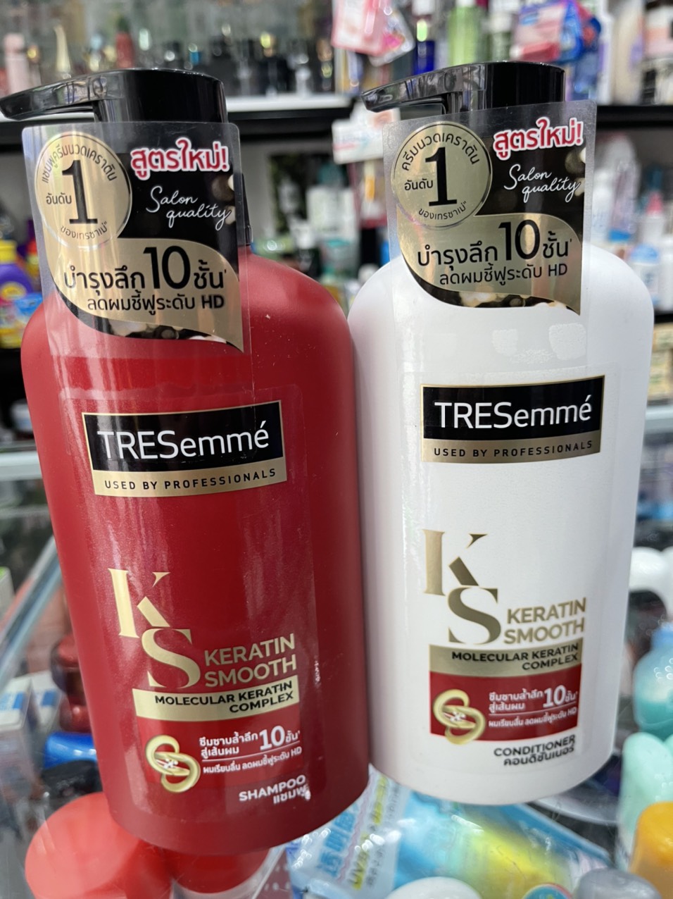 COMBO DẦU GỘI và DẦU XẢ  Tresemme Thailand-đỏ-giao ngẫu nhiên 400ml