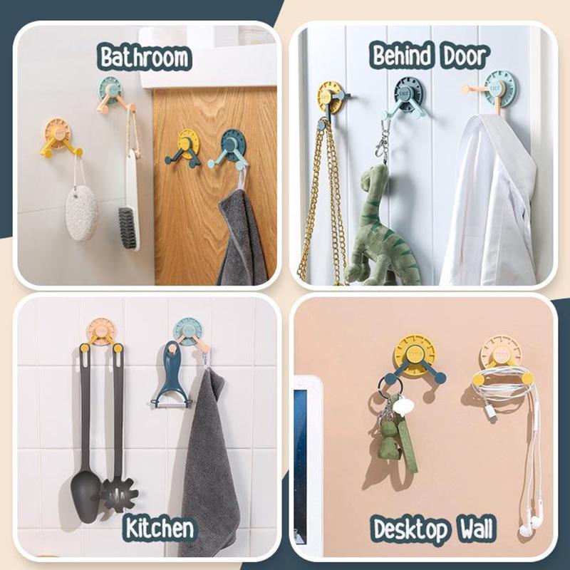 4 Móc Treo Đồ Xoay 360 Độ Tiện Lợi