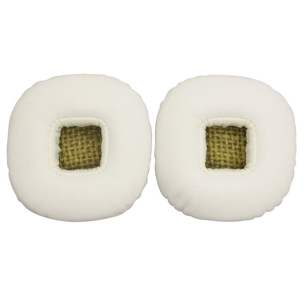 Replacement Ear Pads Cushions for Major Headphones Black+White