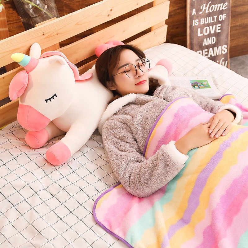 Gối ôm cho bé hình ngựa kỳ lân một sừng cao cấp