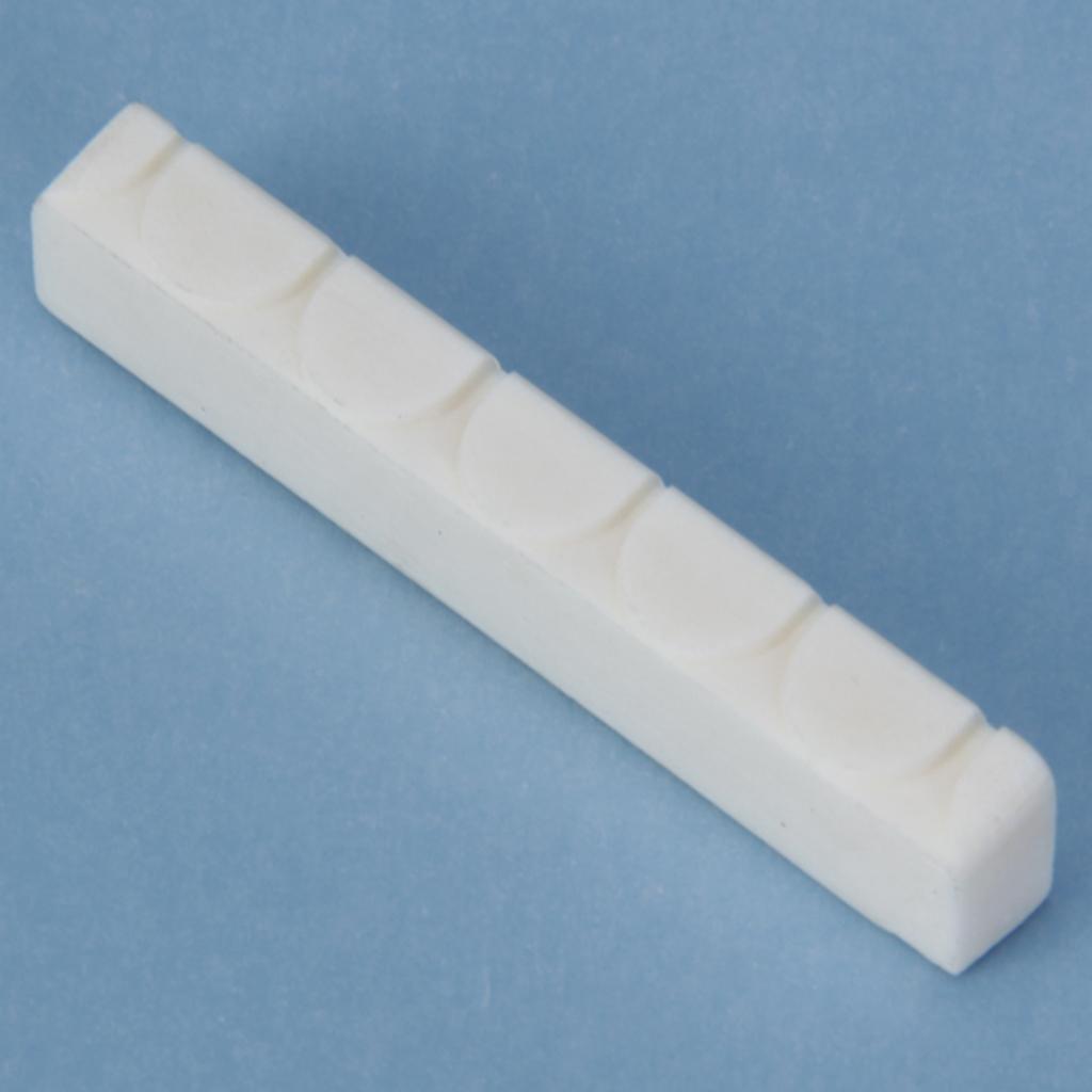 Classical Guitar Bone Saddle Nut Slotted Set