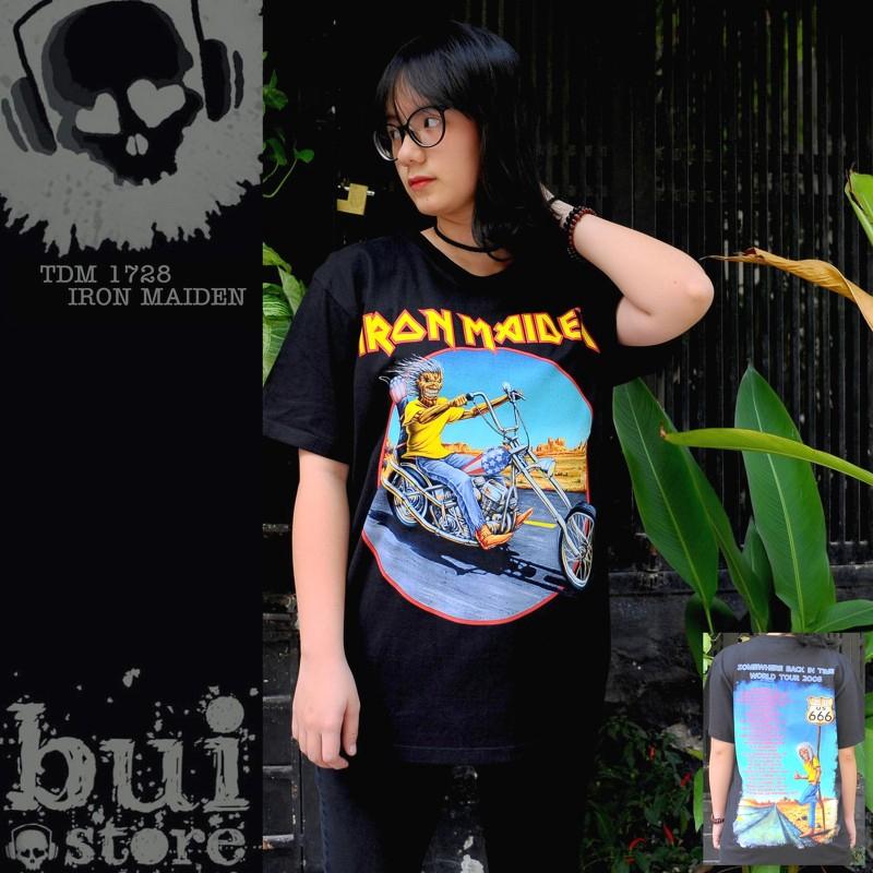 Áo Rock band tee phông / thun 100% cottong Thái Lan - Iron Maiden TDM 1728