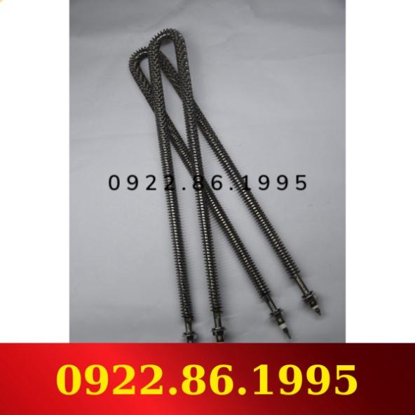 Điện trở sấy khô chữ U 70cm công suất 1KW 2KW điện áp 220V 380V có cánh tản nhiệt hàng nhập