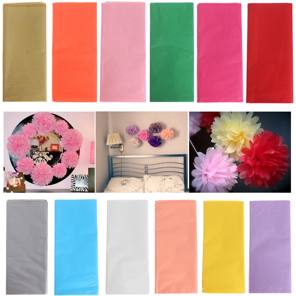 Set 10 Cuộn Giấy Họa Tiết Hoa Dùng Để Trang Trí