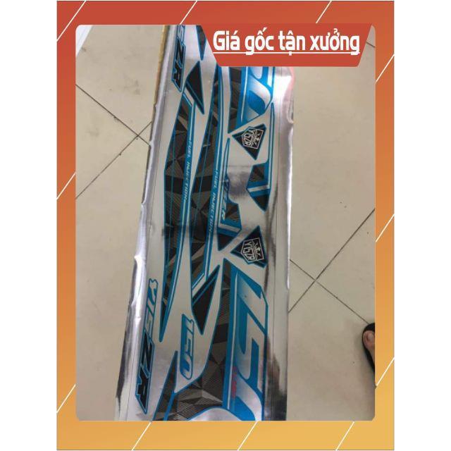 Tem rời exciter 150 chất liệu Crom ko bay màu