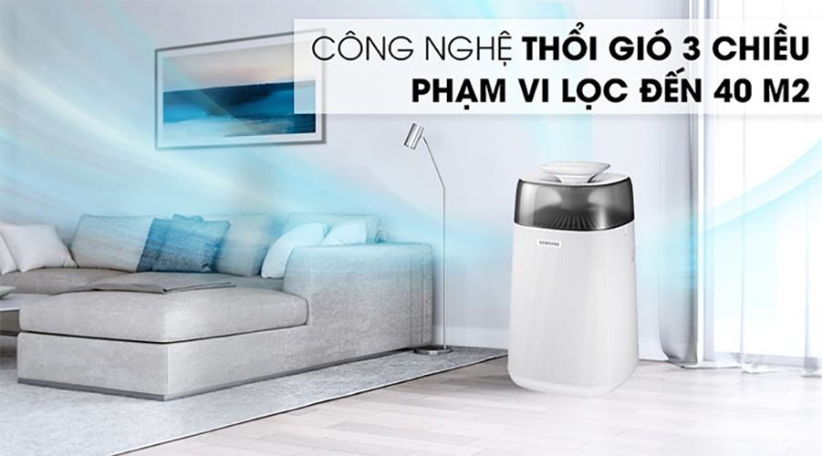 Máy lọc không khí Samsung AX40R3030WM/SV - Hàng chính hãng