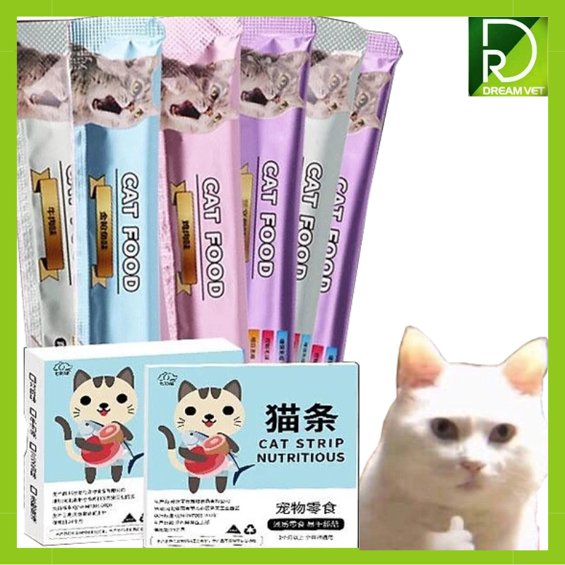 Súp thưởng cho mèo - Súp thưởng cho mèo Cat Food thanh 15g