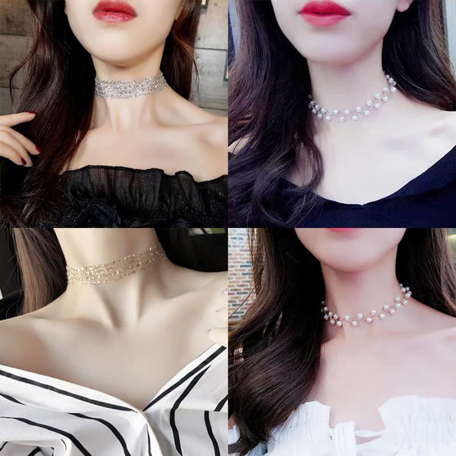 Set 6 vòng cổ choker thời trang nữ quyến rũ