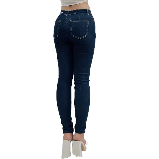 Quần Skinny Jean P11_Quần bò Nữ Skinny, Chất Liệu Demin Cao Cấp Co Giãn Nhẹ ,From Dáng Chuẩn Hàn Quốc | Samma Jeans