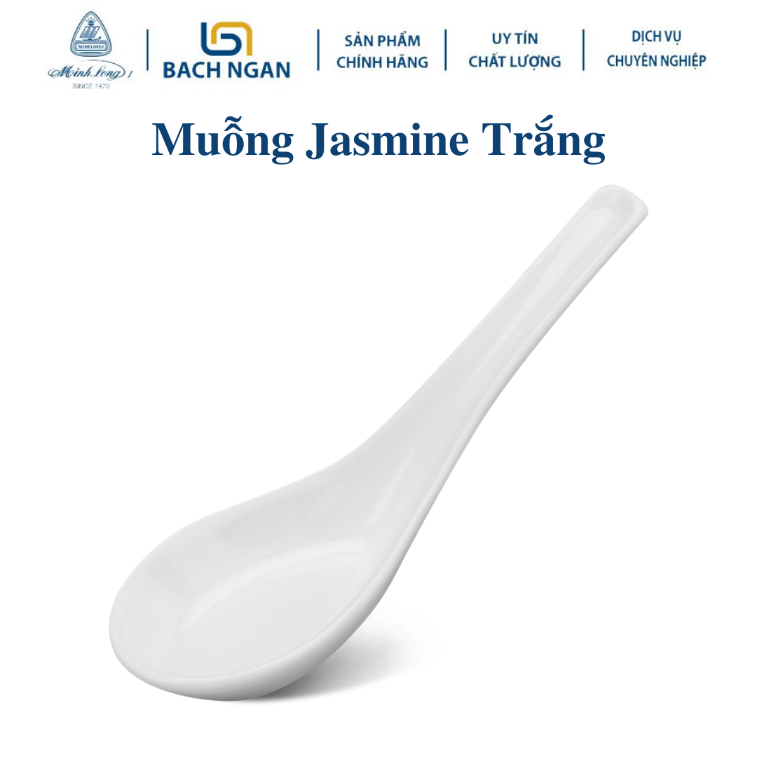 Bộ 10 Muỗng Minh Long Jasmine Trắng