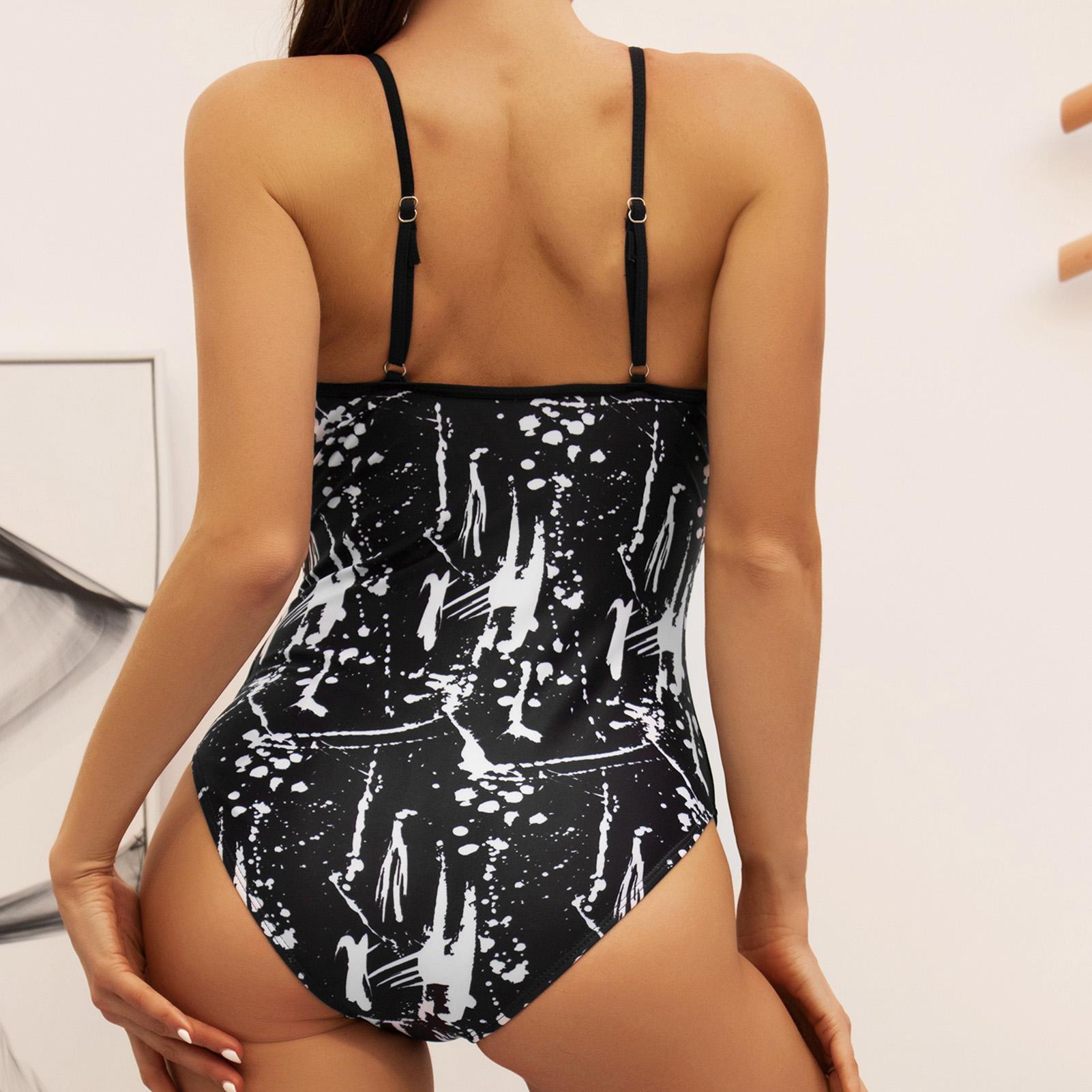 Đồ Bơi 1 Mảnh Cổ Chữ V Cho Nữ