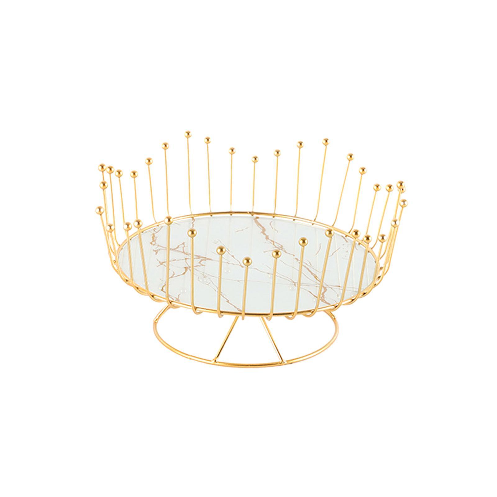 Fruit Storage Basket Metal Wire Fruit Bowl Fruit and Vegetables Holder ,Table Centerpiece Countertop Fruit Holder for Holiday