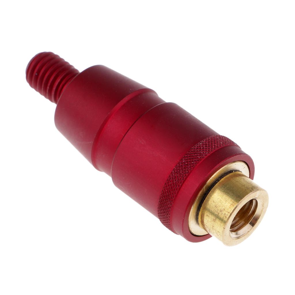 2xFishing Landing Net Connector Head Screw Net Rod Quick Release Adapter Red