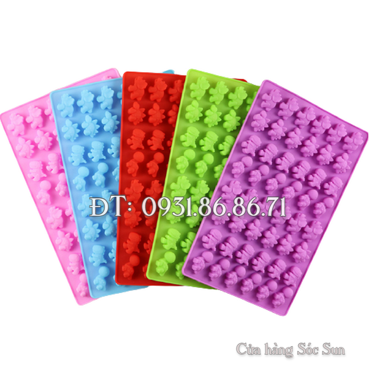 Khuôn silicon 48 con khủng long – Mã số 1431