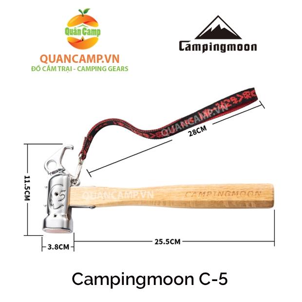 Búa đóng cọc lều cắm trại bằng thép không rỉ Campingmoon C-5