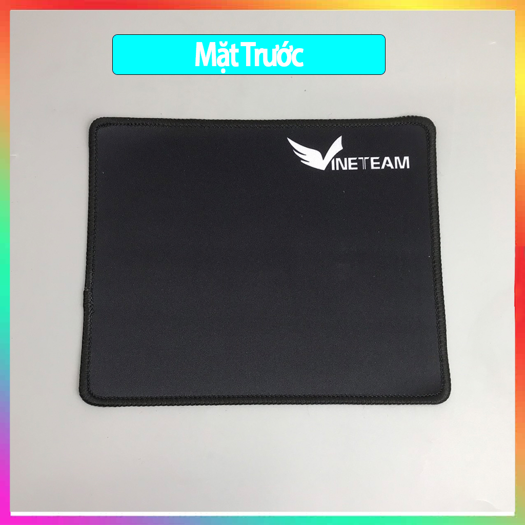 VINETTEAM Miếng lót chuột - Bàn di chuột V1 chơi game Mouse pad hình chữ nhật  21,5 x 17,5 cm  bo viền dày 3 li -  hàng chính hãng