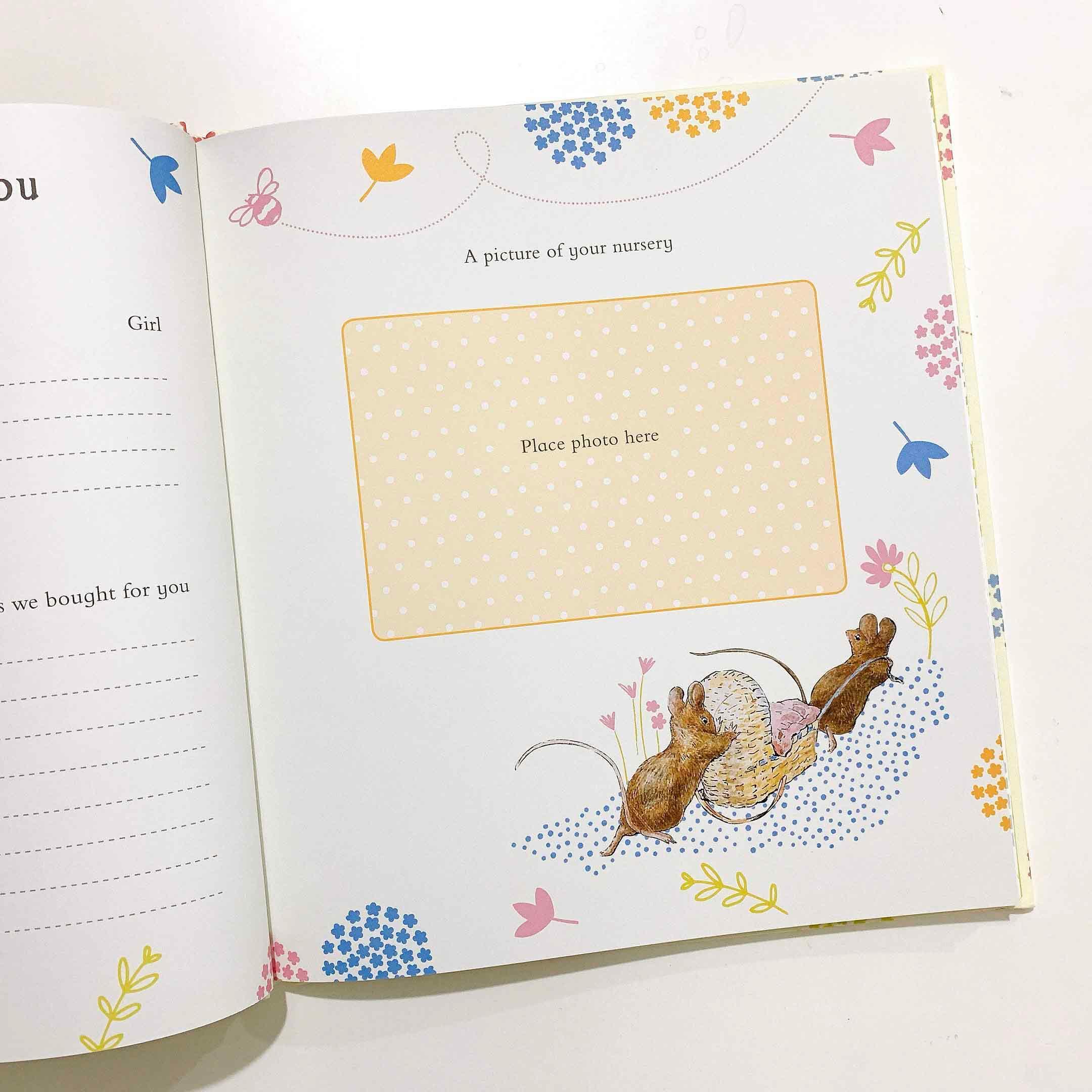 Peter Rabbit Baby Record Book