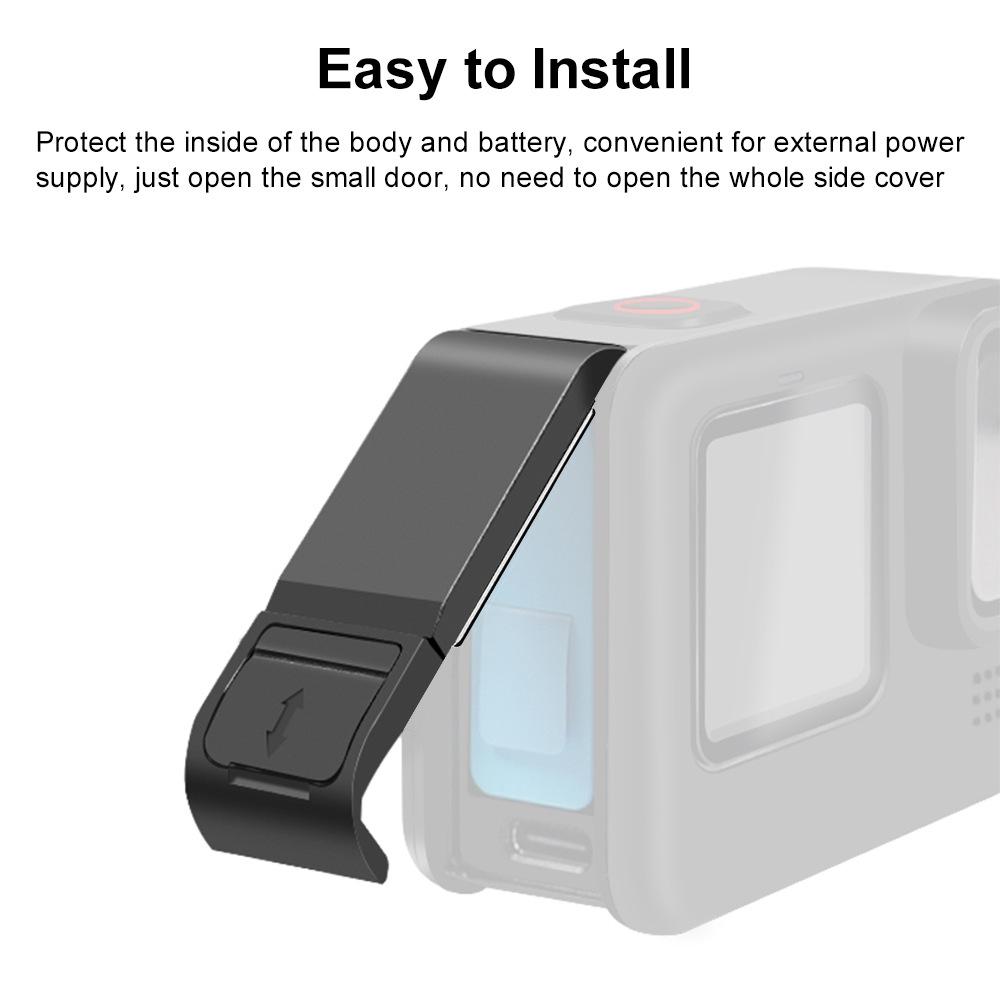 Ốp Lưng Dẻo Silicone Cho GoPro Hero 10 9 Đen Kính Cường Lực Bảo Vệ Màn Hình Màng Bảo Vệ Nắp Ống Kính Cho Go Pro 10 9 Ốp Lưng