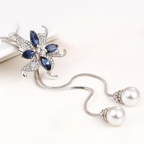 Dây chuyền dài hoa 5 cánh BHDC133