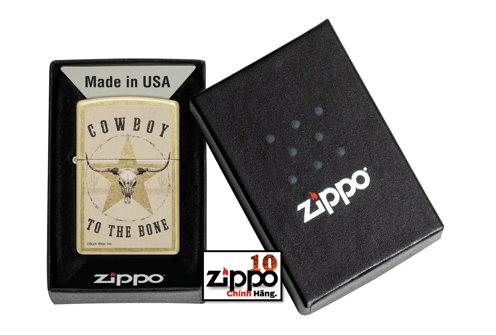 Bật lửa Zippo 48937 Buck Wear - Chính hãng 100%