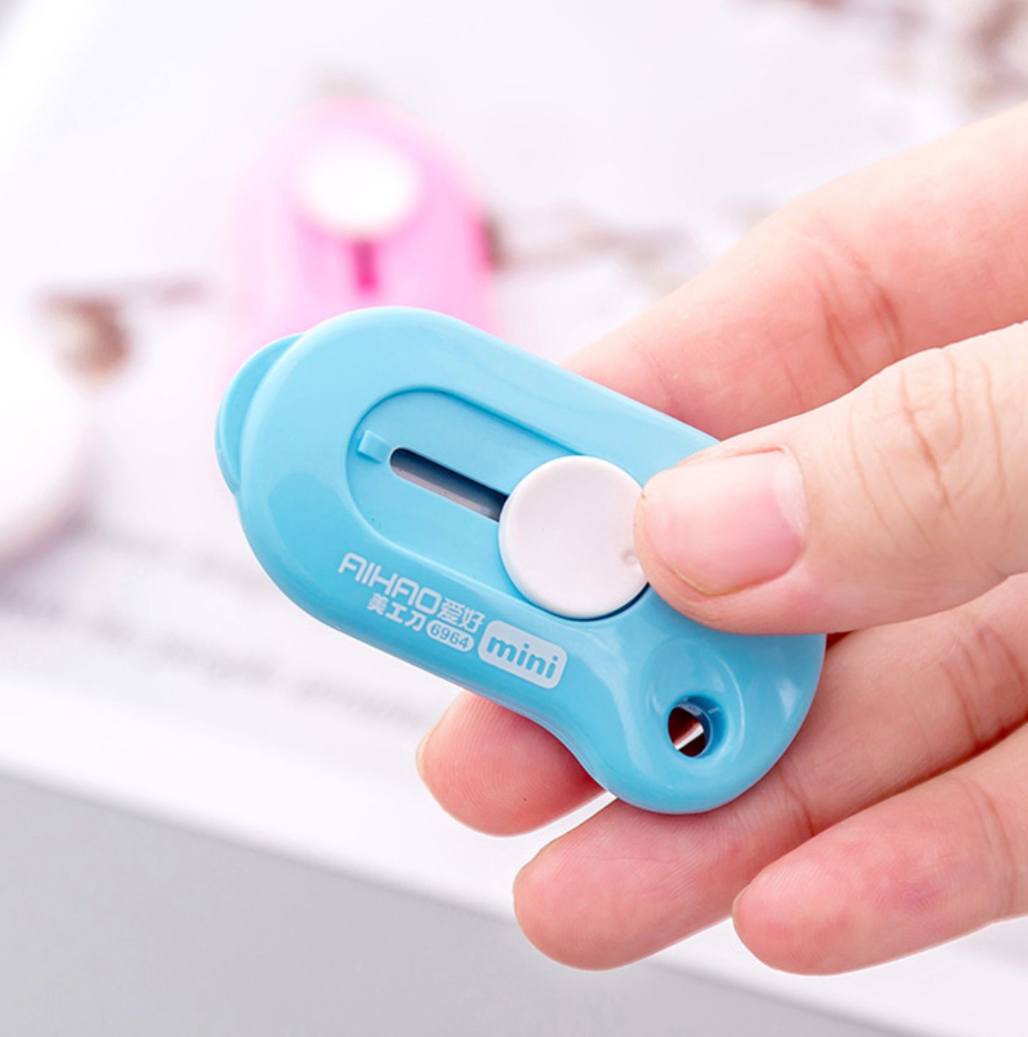 DAO RỌC GIẤY MINI THU GỌN TIỆN DỤNG - ĐỒ DÙNG VĂN PHÒNG PHẨM