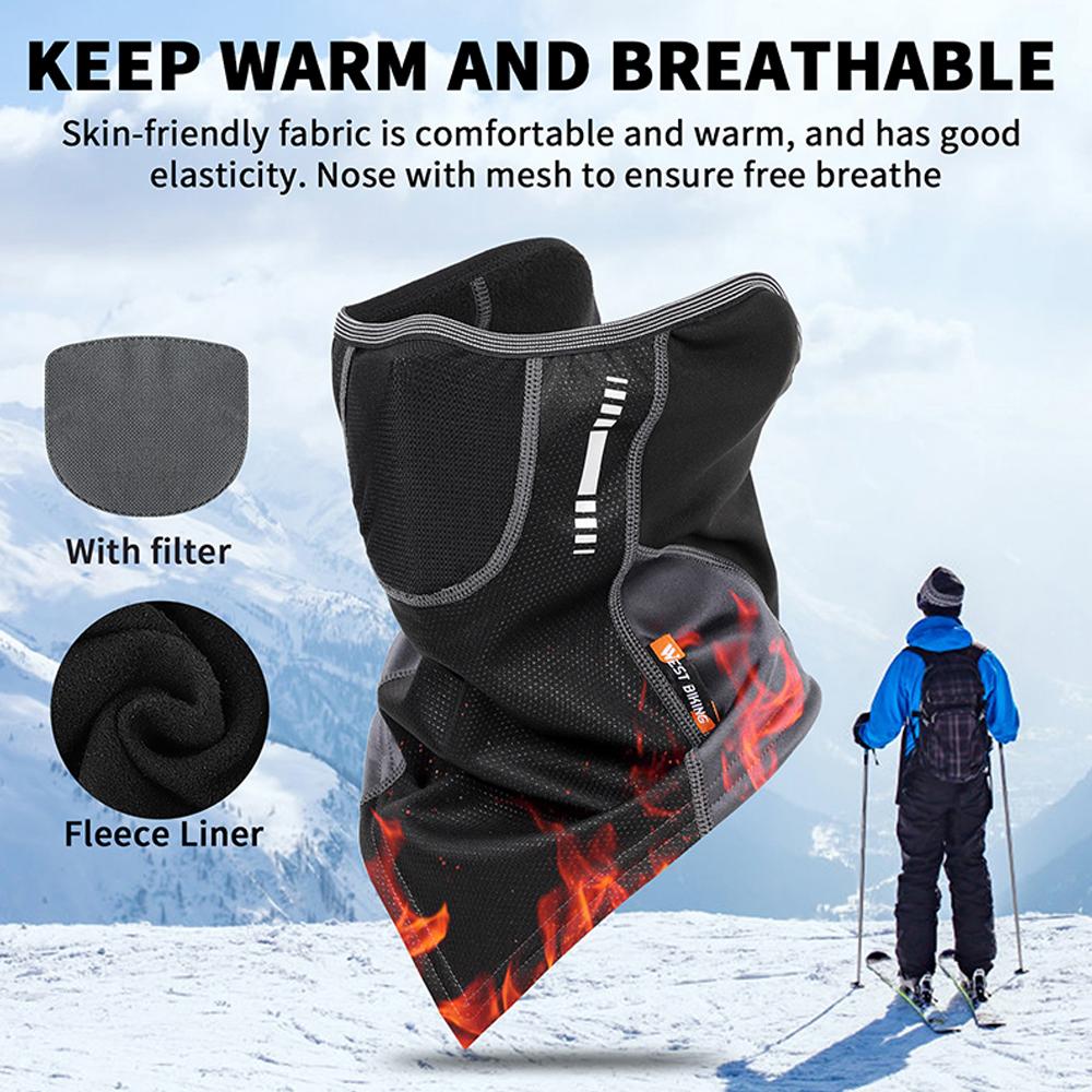 Mặt nạ xe đạp xe nửa mặt, che cổ, chống gió, thoáng khí