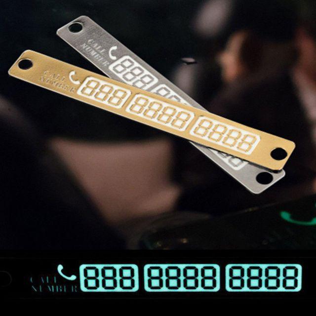 Thẻ Đỗ Xe Hiển Thị Số Dạ Quang Sáng Tạo tự phát sáng