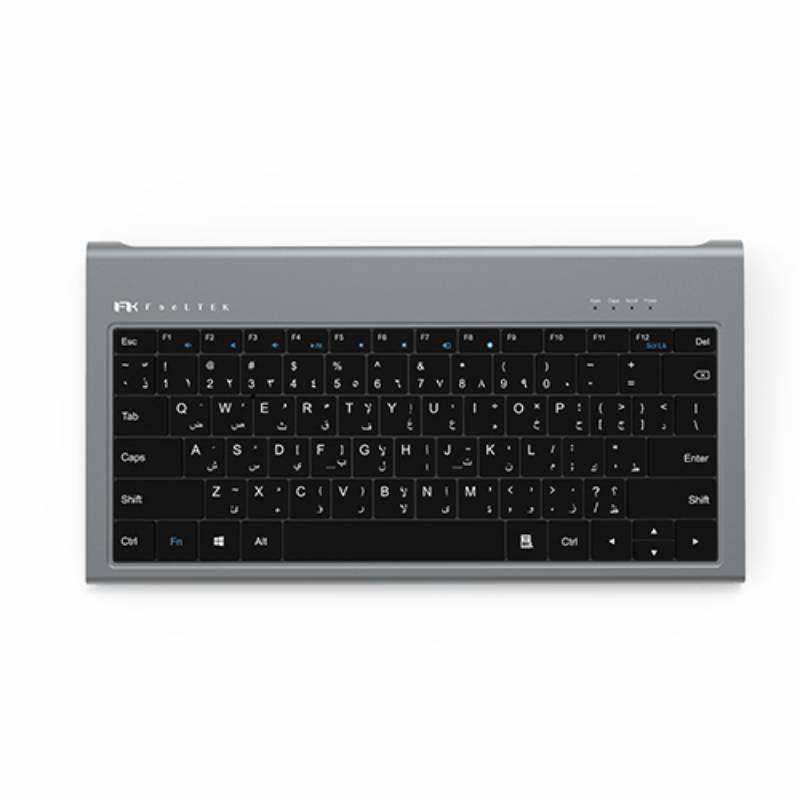 Bàn phím kiêm bộ chia cổng 11 in 1 USB-C Keyboard Hub Feeltek - Hàng Chính Hãng