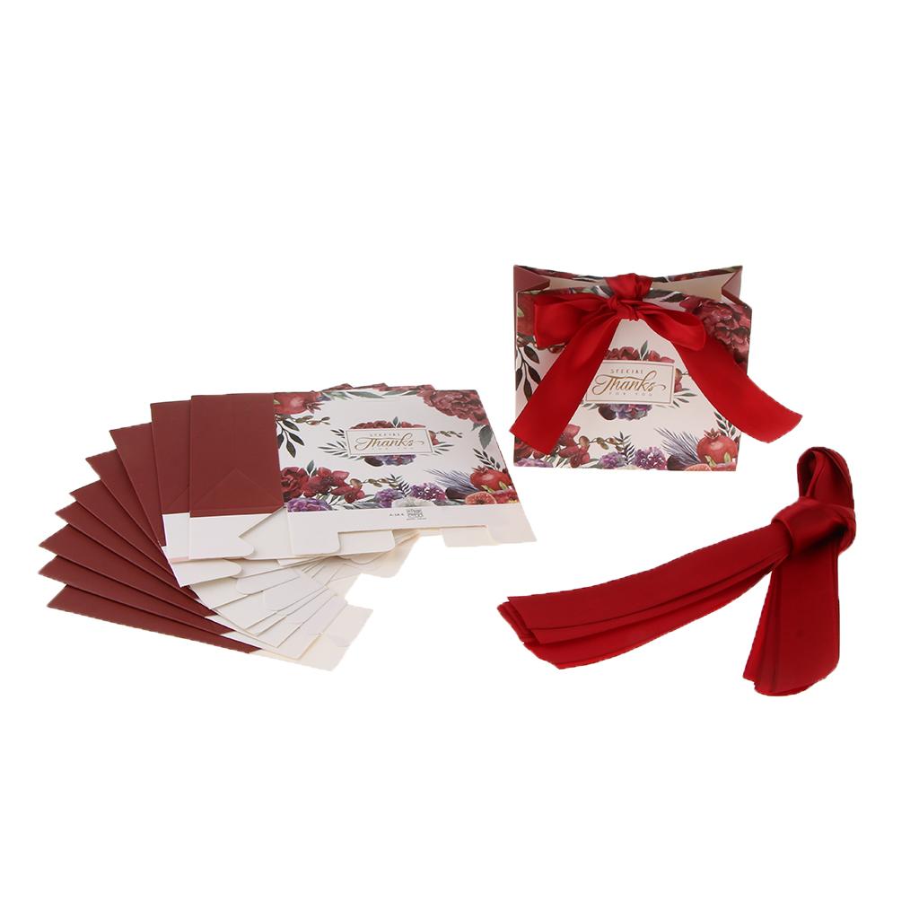 10pcs Chocolate Candy Bags Boxes Gift Bags Wedding Baby Shower Party Favor