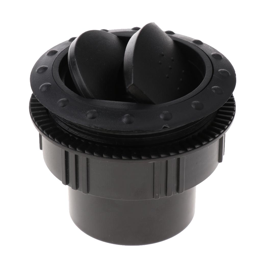 RV Motorhome Truck Trailer Interior Side Roof Air Vent Exhaust Outlet Black