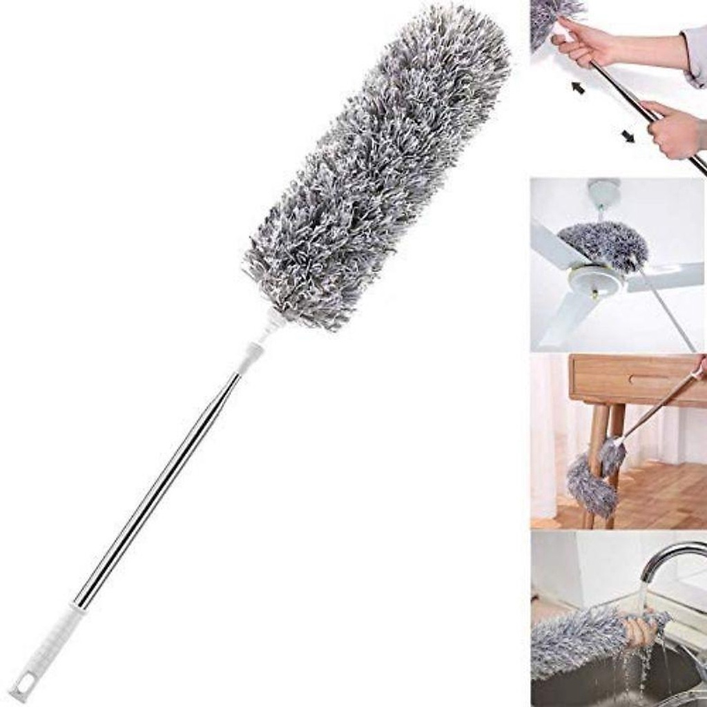 Chổi lau quét bụi trần nhà cán Inox