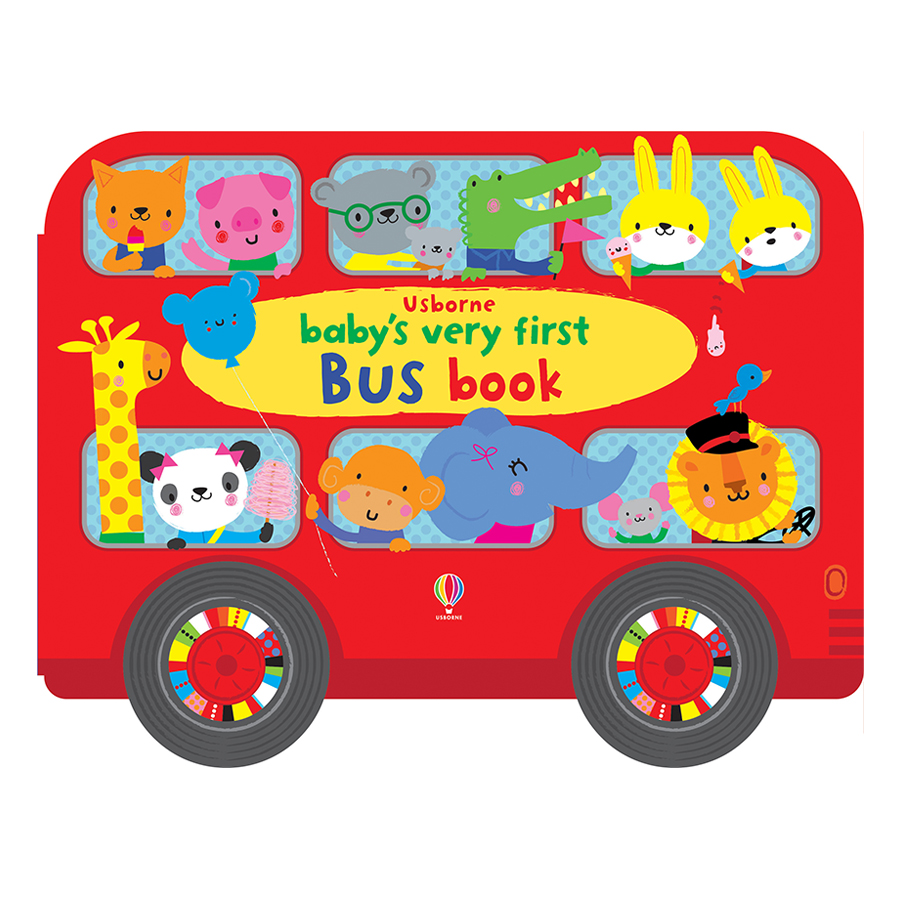 Sách tương tác tiếng Anh - Usborne Baby's Very First Bus book