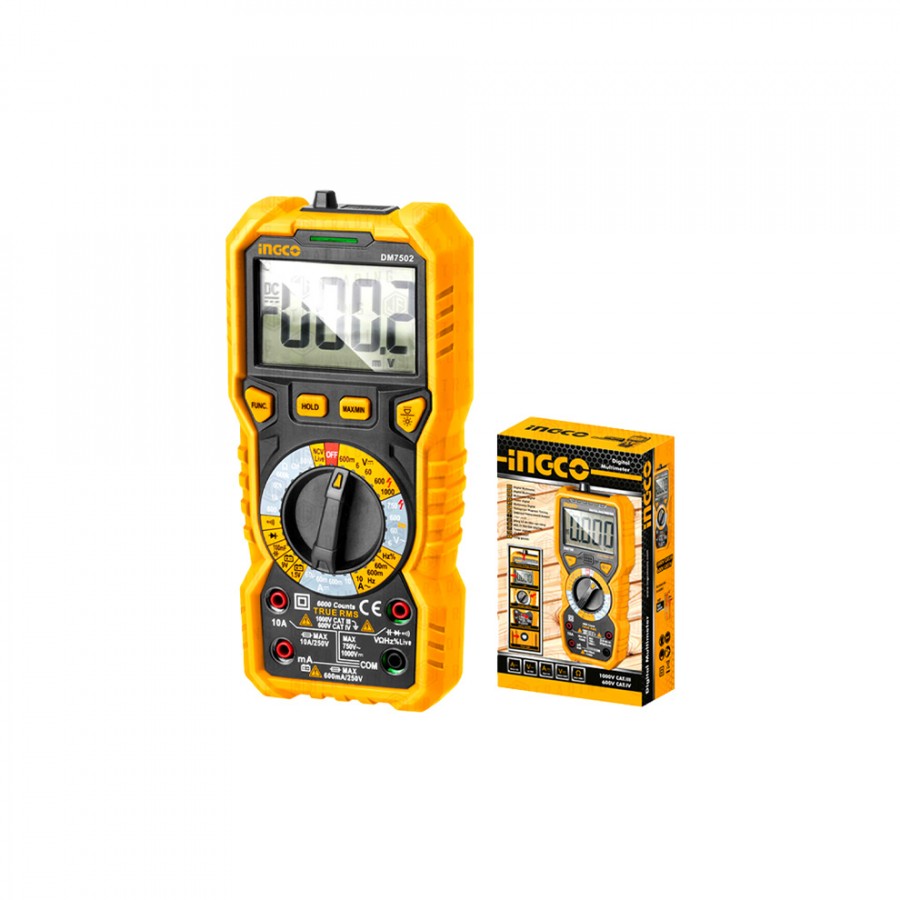 Đồng hồ vạn năng kỹ thuật số  INGCO DM7502
