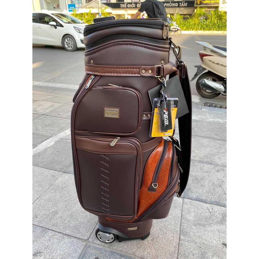 Túi Đựng Gậy Golf Da Kèm Khóa Số Chính Hãng PGM - Golf Bag